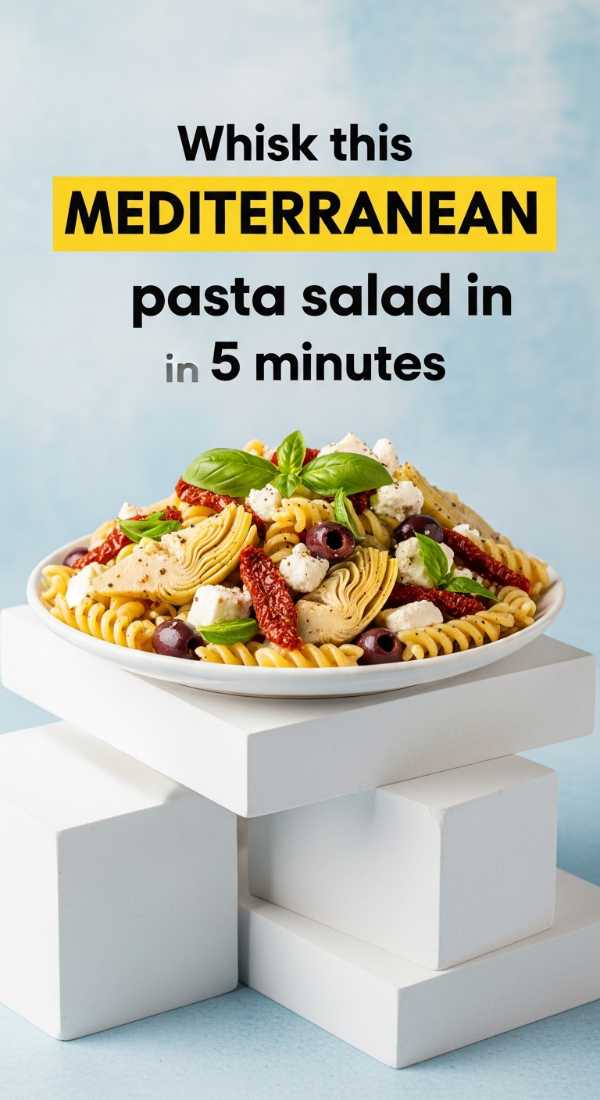 Whisk This Mediterranean Pasta Salad In 5 Minutes 6a1098c2b2eb4