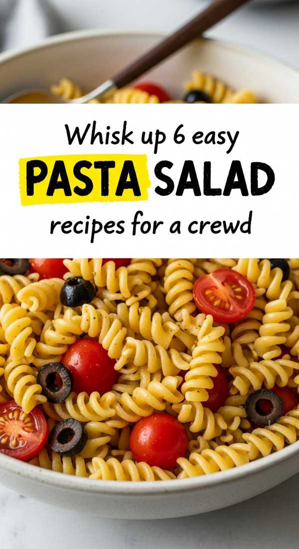 Whisk Up 6 Easy Pasta Salad Recipes For A Crowd 6a0706dba1195