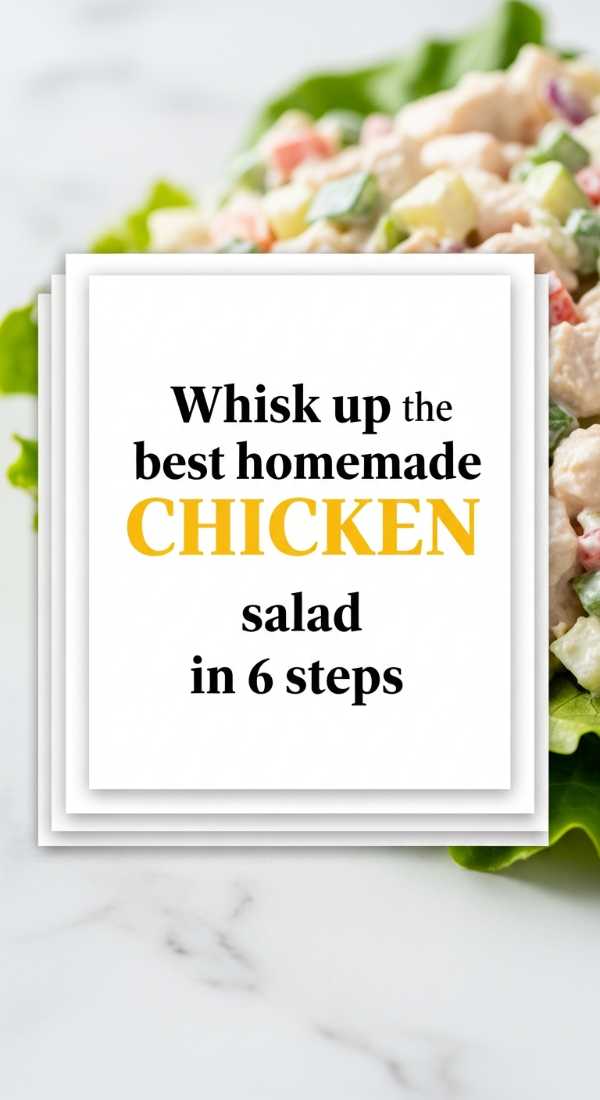 Whisk Up The Best Homemade Chicken Salad In 6 Steps 6a06e6dd16c86