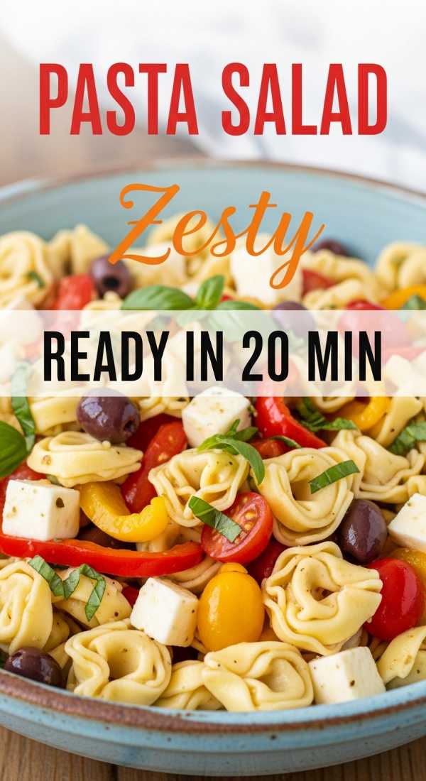 Whisk Up This Zesty Tortellini Pasta Salad In 20 Minutes 69fd742025079