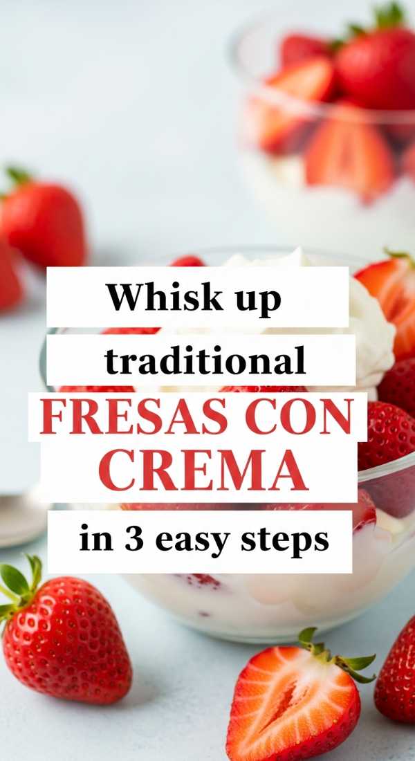 Whisk Up Traditional Fresas Con Crema In 3 Easy Steps 6a070cee9ebcc
