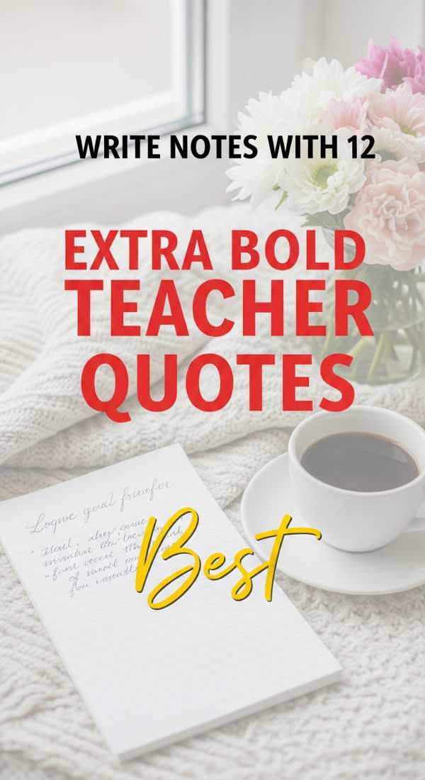 Write Perfect Notes Using 12 Heart Warming Quotes 6a056f86851d3