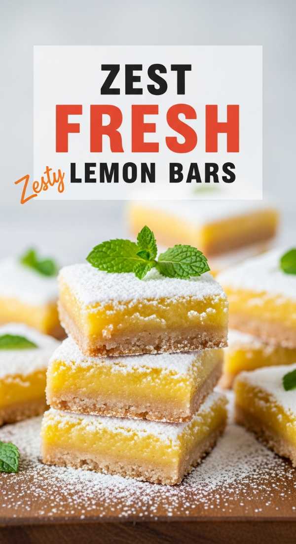The Lazy Baker's Secret: Easy Guides to Perfect Treats Zest Fresh Lemon Bars In 5 Fast Steps 6a1499a516eaa