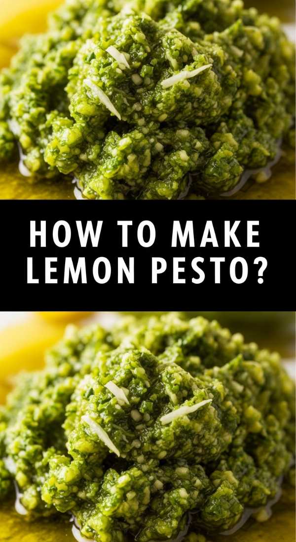 Zesty Lemon Pesto Recipe 6a1a9a564e268